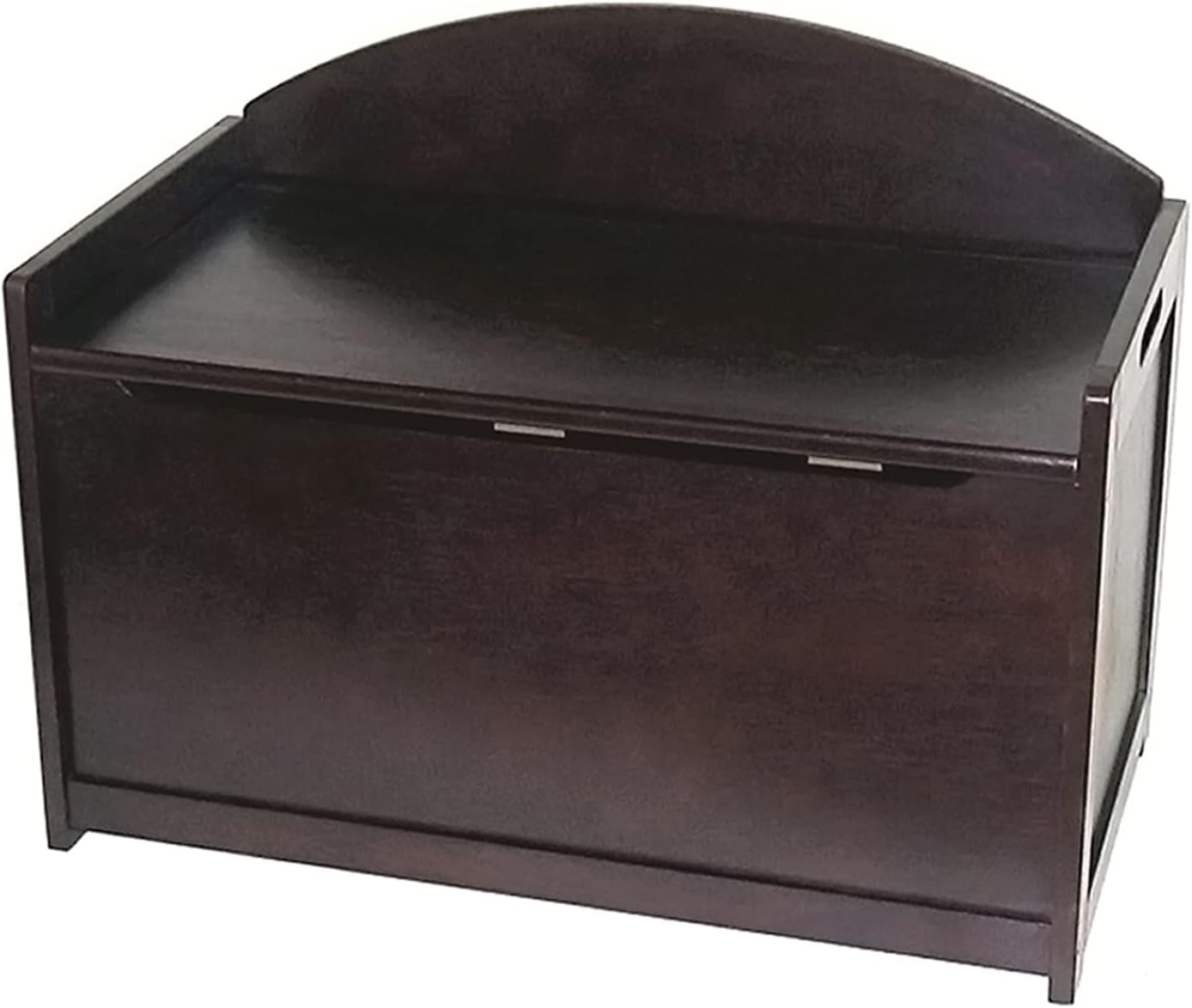 Lipper International Child's Toy Chest, 33.25" W x 17.75" D x 24.5" H, Espresso Finish