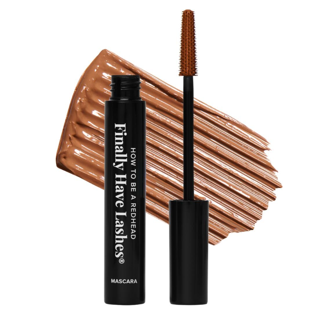 How to be a Redhead Finally Have Lashes Enhancing Mascara (Auburn), As Seen on Shark Tank, Redhead Mascara, Cruelty-Free, Auburn Shade