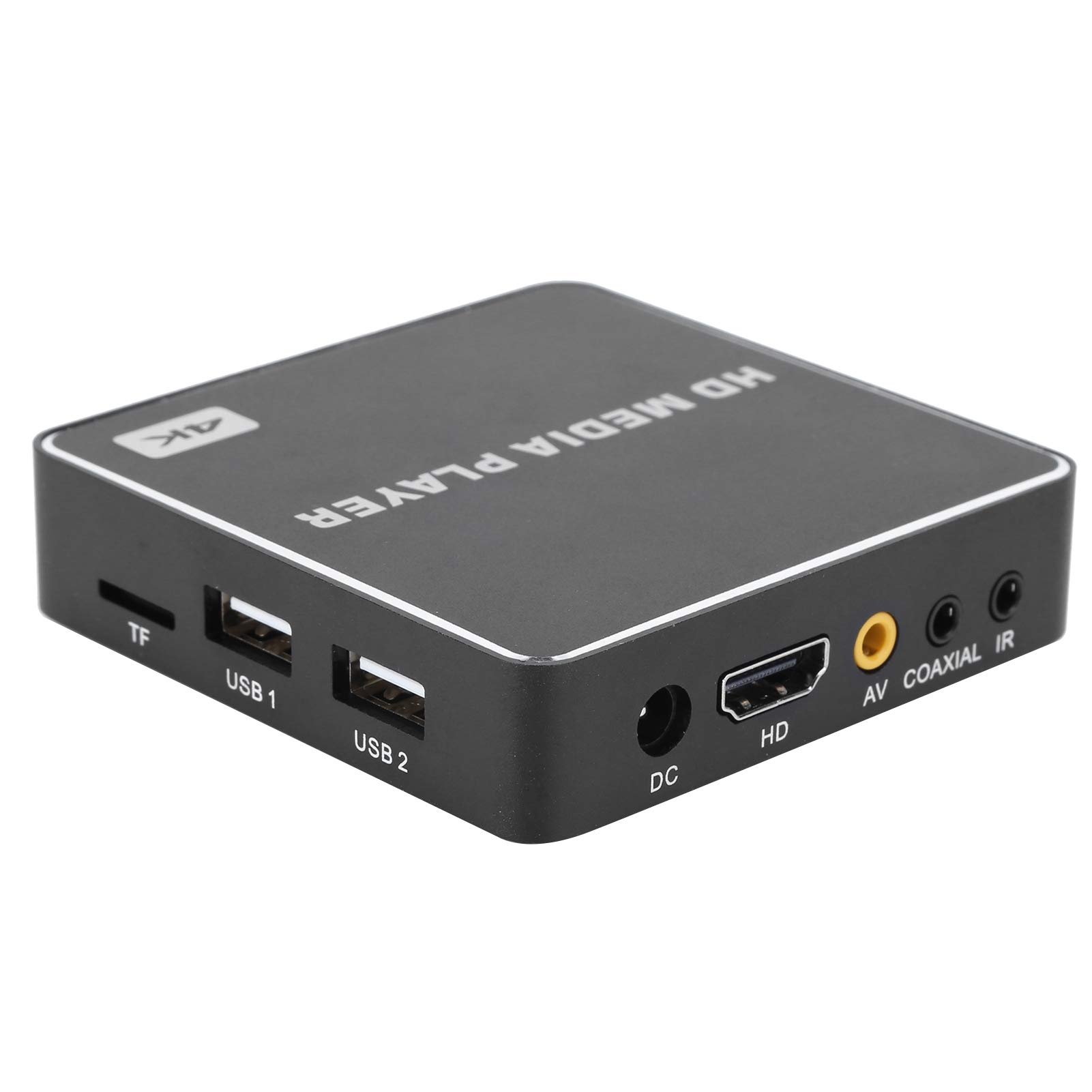 Odtwarzacz Multimedialny, Mini Full HD 1080P USB Media Box Odtwarzacz Wideo 4K HDMI, Obsługa Poziomego Pionowego Ekranu, 100‑240 V, dla Systemu Android 4.4.2(EU)