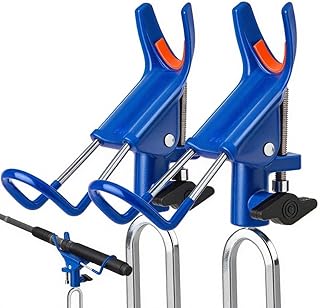 DZrudun Fishing Rod Pole Holder for Ground,Bank Fishing Rod Holder2/4 Pack,Upgraded 360° Adjustable Fishing Gear,Folding Catfish Equipment,Portable&Rust-Proof Pole Stand for Beach,Fishing Gift for Men