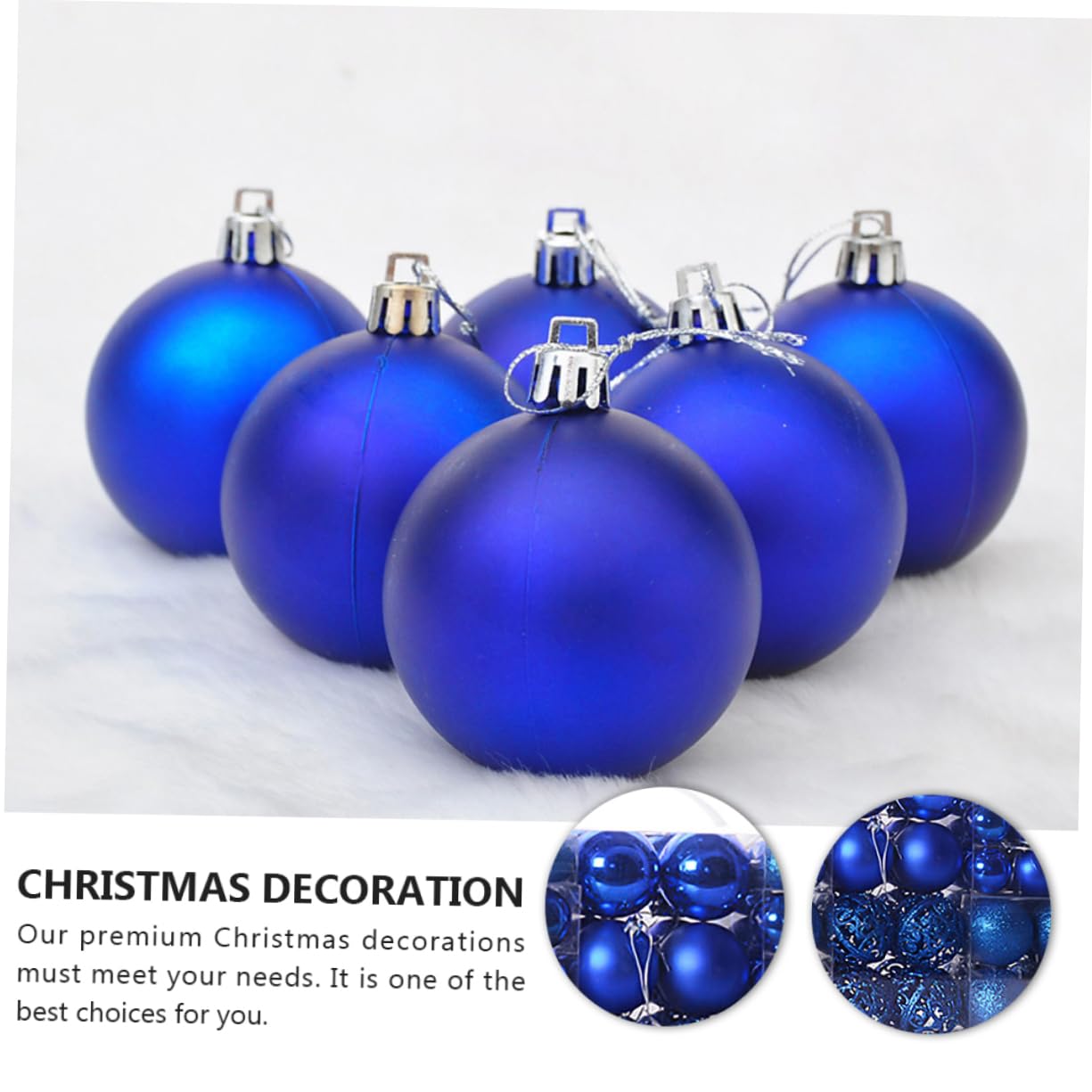 COLLBATH Weihnachtsbaum Kugeln Satz Mit Bemalten Ornamenten Weihnachtsdeko Hängend Für Fenster Weihnachtsfeiern