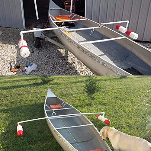 Crab Fishing Trap Floats Buoy - Kayak Outrigger Stabilizer Crab Pot Markers 5x11 6x14 7x14 inch Red/White - Thumbnail 2