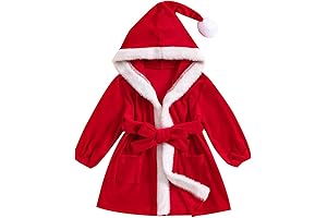 Festive Toddler Santa Robe