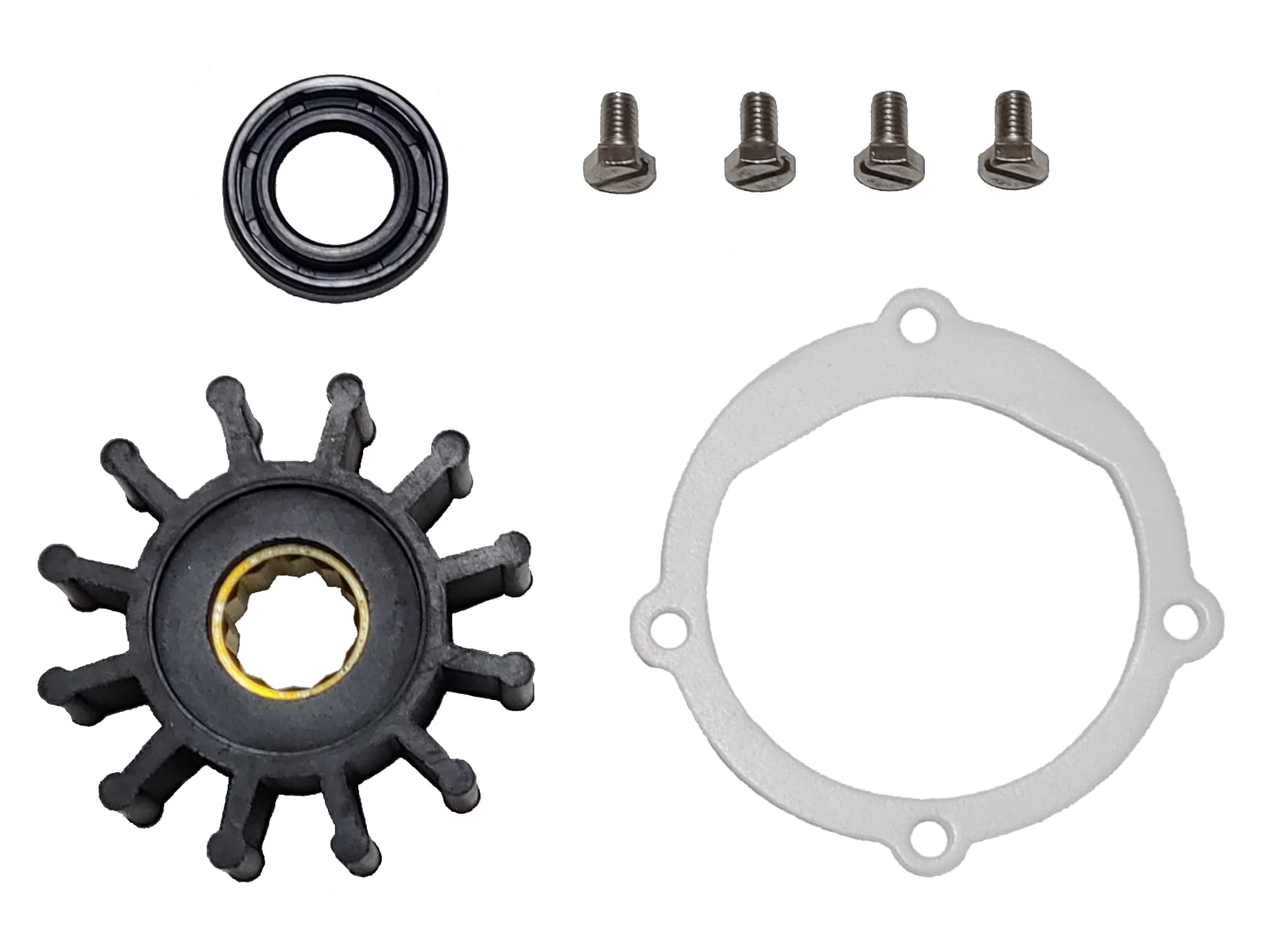 StayCoolPumpsSCP-0945808 Impeller Repair Service Kit Replaces Johnson 09-45808 F5B-9 Pump 10-24228-1