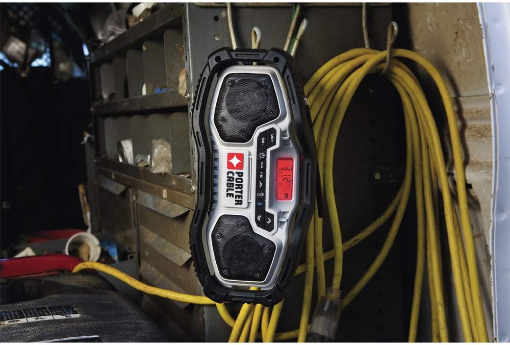 Porter-Cable PCC771BR رادیو بلوتوث با اندازه متوسط (تجدید شده)