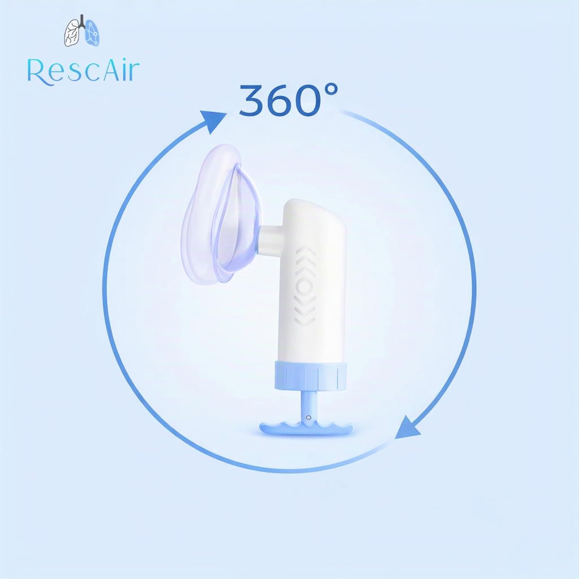 Safe – Dispositivo Antiasfixia Adultos y Niños | Kit de Emergencia para Obstrucción de Vías Respiratorias | Incluye Mascarillas | Portátil para Hogar y Viaje