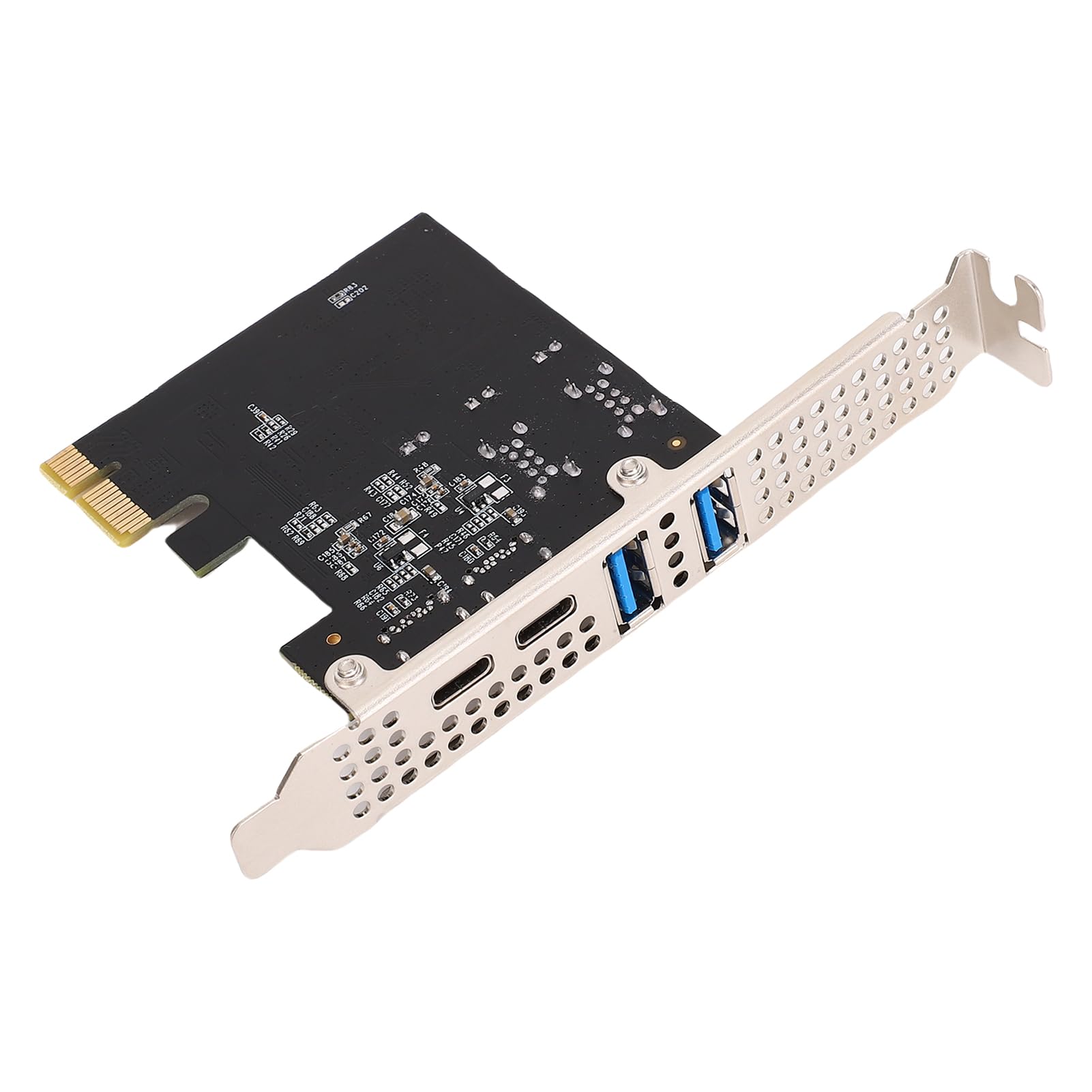 Yunseity PCIE to USB 3.0 Expansion Card, 5Gbps PCB PCIE to Type C Expansion Card for Desktop PC