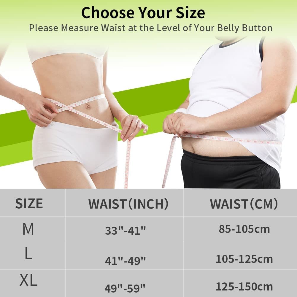 Refuerzo Trasero Calentado para El Alivio del Dolor De Espalda Baja Soporte Lumbar Cinturón Compresión Calefacción Hombres Mujeres Recargable para Hernia Disco Y Alivio Dolor Escoliosis (Color : Blac