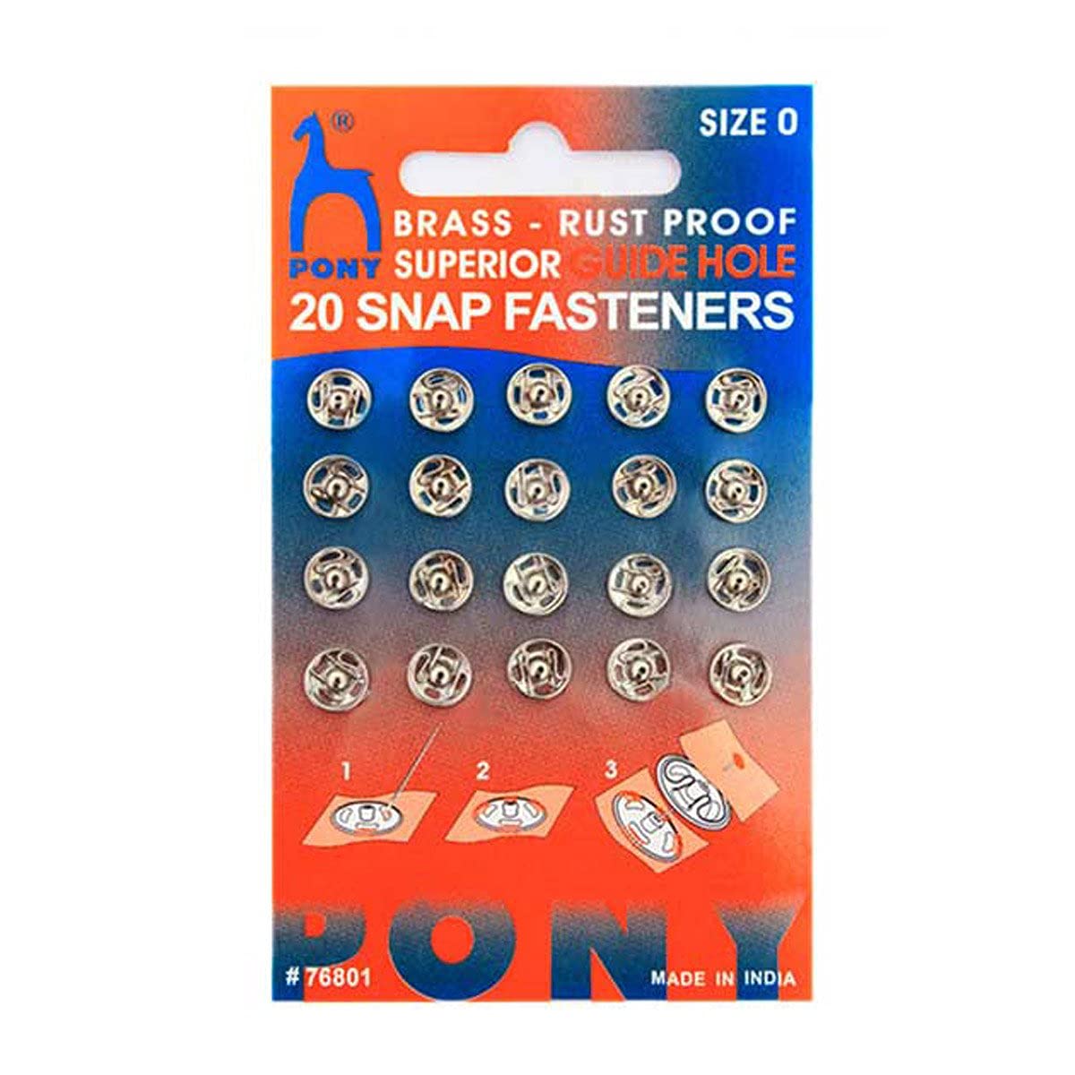Zeniso® Tich Buttons (Snap Fasteners) for Craft,Dressmaking and