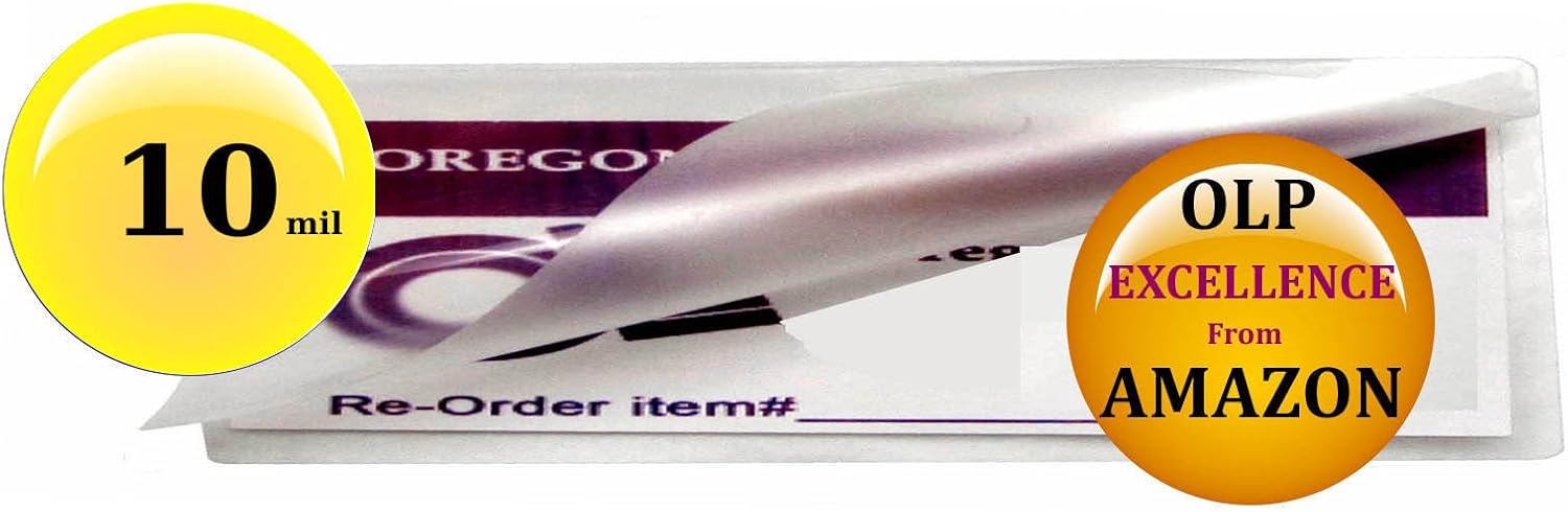 Qty 500 10 Mil 2x6 Bookmarks Laminating Pouches Hot Laminator Sleeves 2-1/4 x 6-1/4