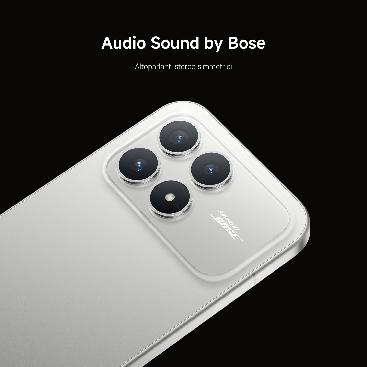 Xiaomi POCO F8 Pro, Smartphone 12+256 GB, Display AMOLED 6,59" 120Hz, Tripla Fotocamera 50MP Teleobiettivo 60mm, Audio Sound by Bose, Batteria 6210mAh, Titanium, Garanzia 2 anni, Caricatore escluso