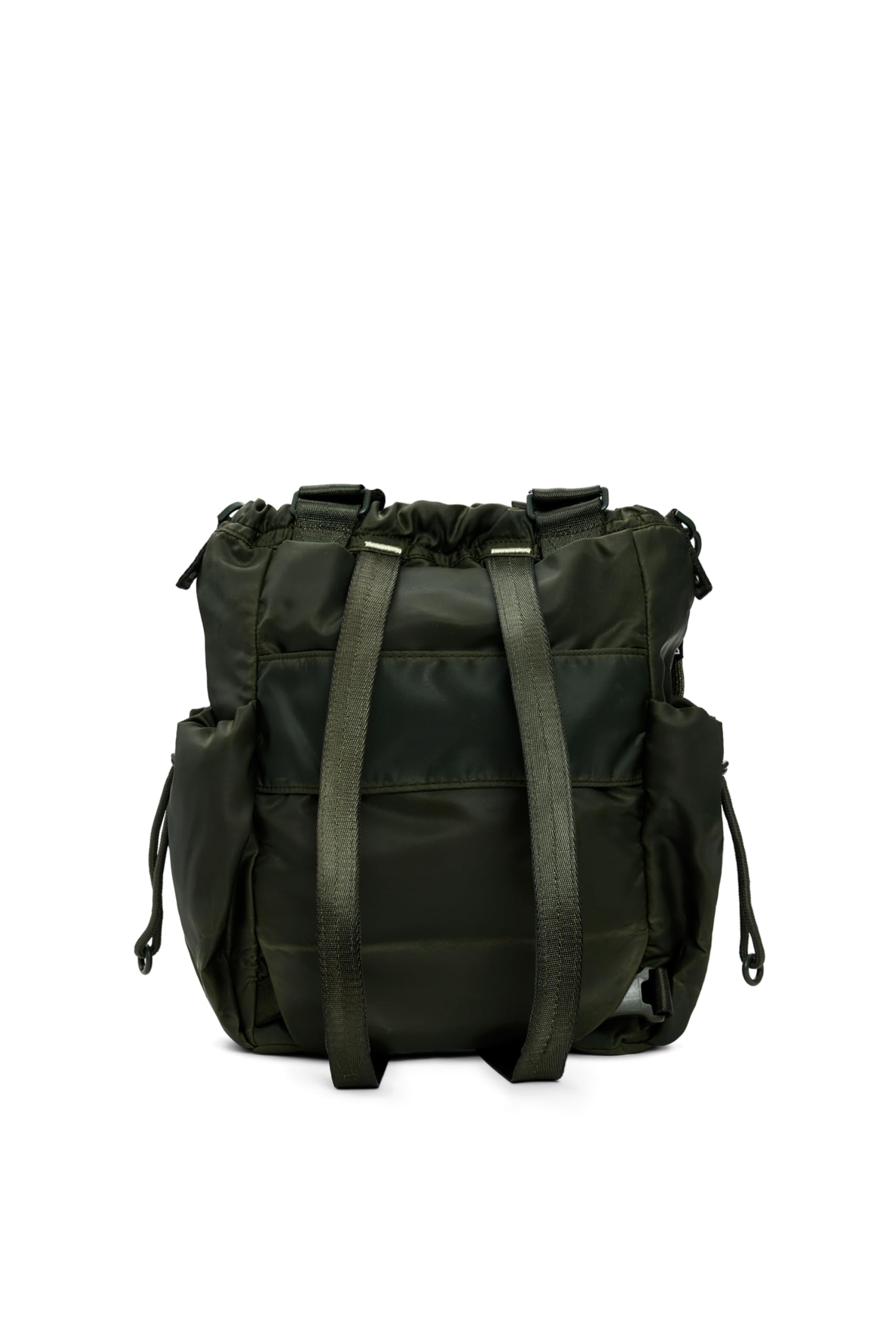 Desigual zaino per il tempo libero Neo Grunge Globe Nylon Backpack Khaki verde scuro