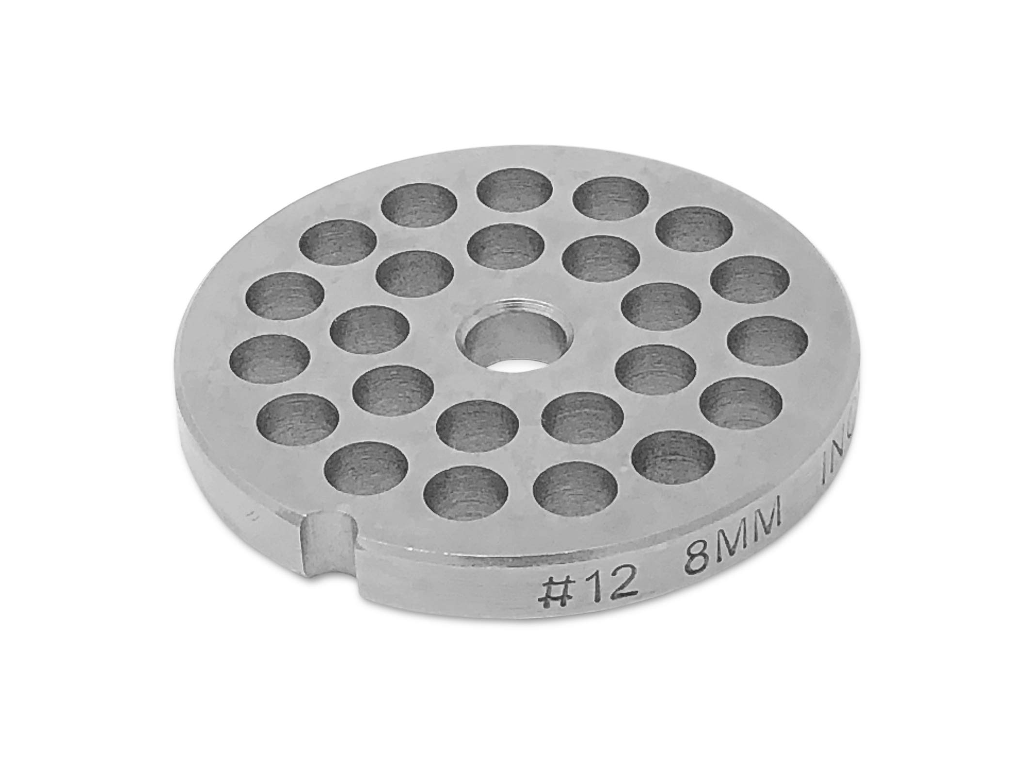 Tesor #10/12 Stainless Steel Replacement Plate Disc Blade for Meat Grinder (5/16")