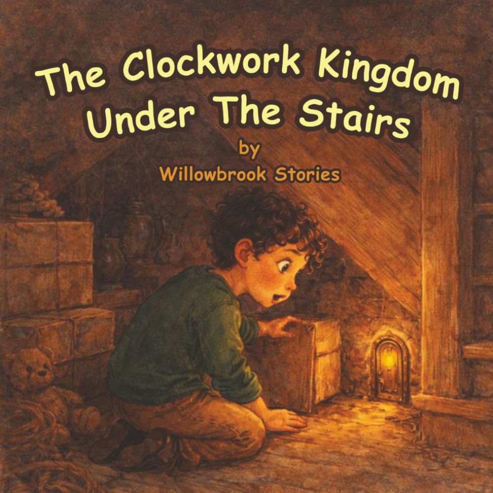 The Clockwork Kingdom Under The Stairs: A Colour Illustrated Children’s Steampunk Adventure Mystery for Boys Aged 4-8 (Picture Story Books for Boys)