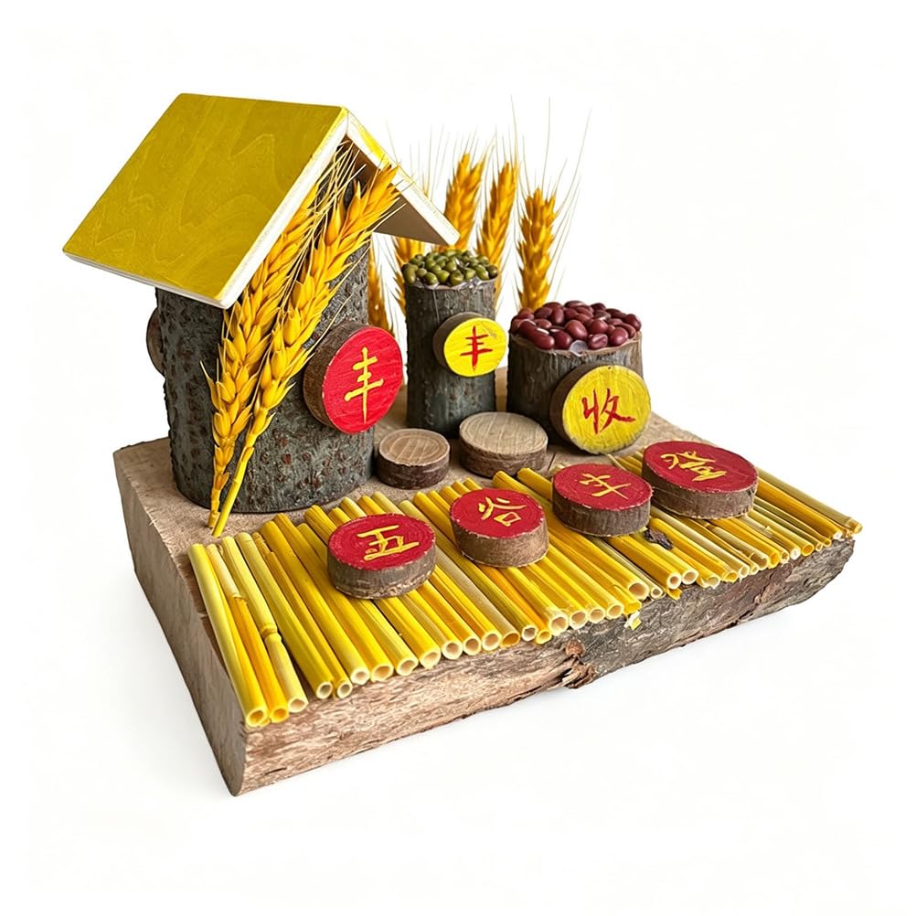 Kit di Artigianato in Legno Fai-da-Te in Stile Fattoria, Set di assemblaggio in Tronchi Naturali