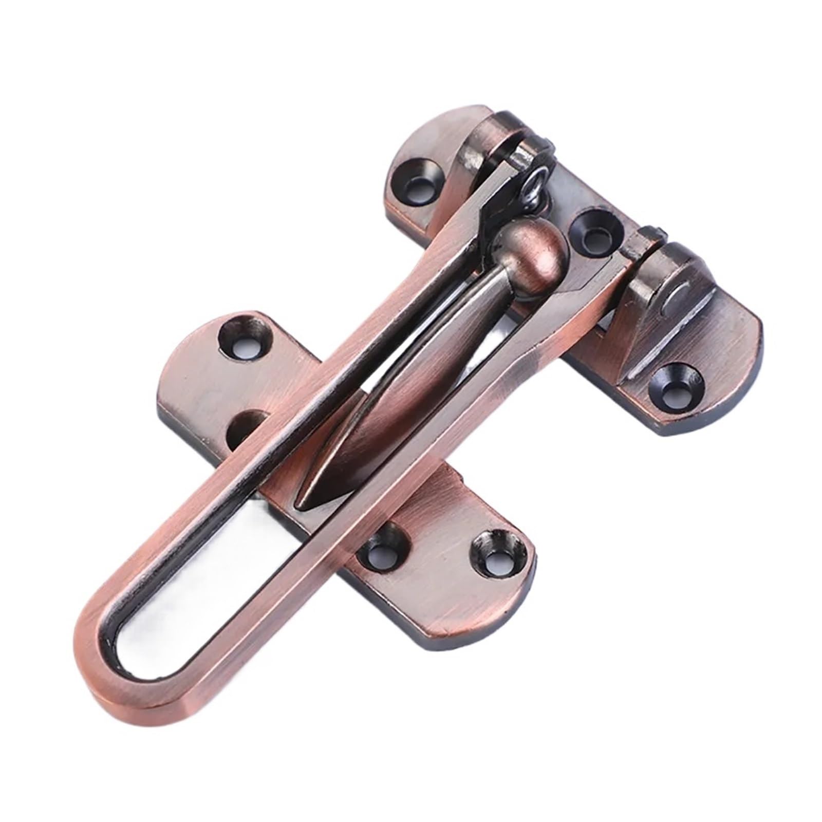 Swing Bar Door Lock 6pcs Door Lock Latch Zinc Alloy Reinforcement Swing Bar(Color1)