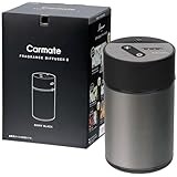 カーメイト(Carmate) 車用 部屋用 置き型 芳香剤 【最長約20ヶ月持続】 ブラング 噴霧式 フレグランス ディフューザー 2 車載 自動 噴霧 強力 調節可能 【 ヘアライン デザイン】シャイニー ブラック L10007Z