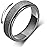 AmorArtSky Spinner Ring for Anxiety Relief Fidget: Anxiety Ring for Women Men, Titanium Stainless Steel Spinner Ring, 5 Colors, 6MM, Size 10, Sandblasted Finished Fidget Ring-Black