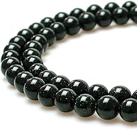 Vista 175 de MJDCB Natural Multicolor Volcanic Lava Stone Round Loose Stone Beads DIY for Jewelry Bracelet Making 15" (6mm, White)
