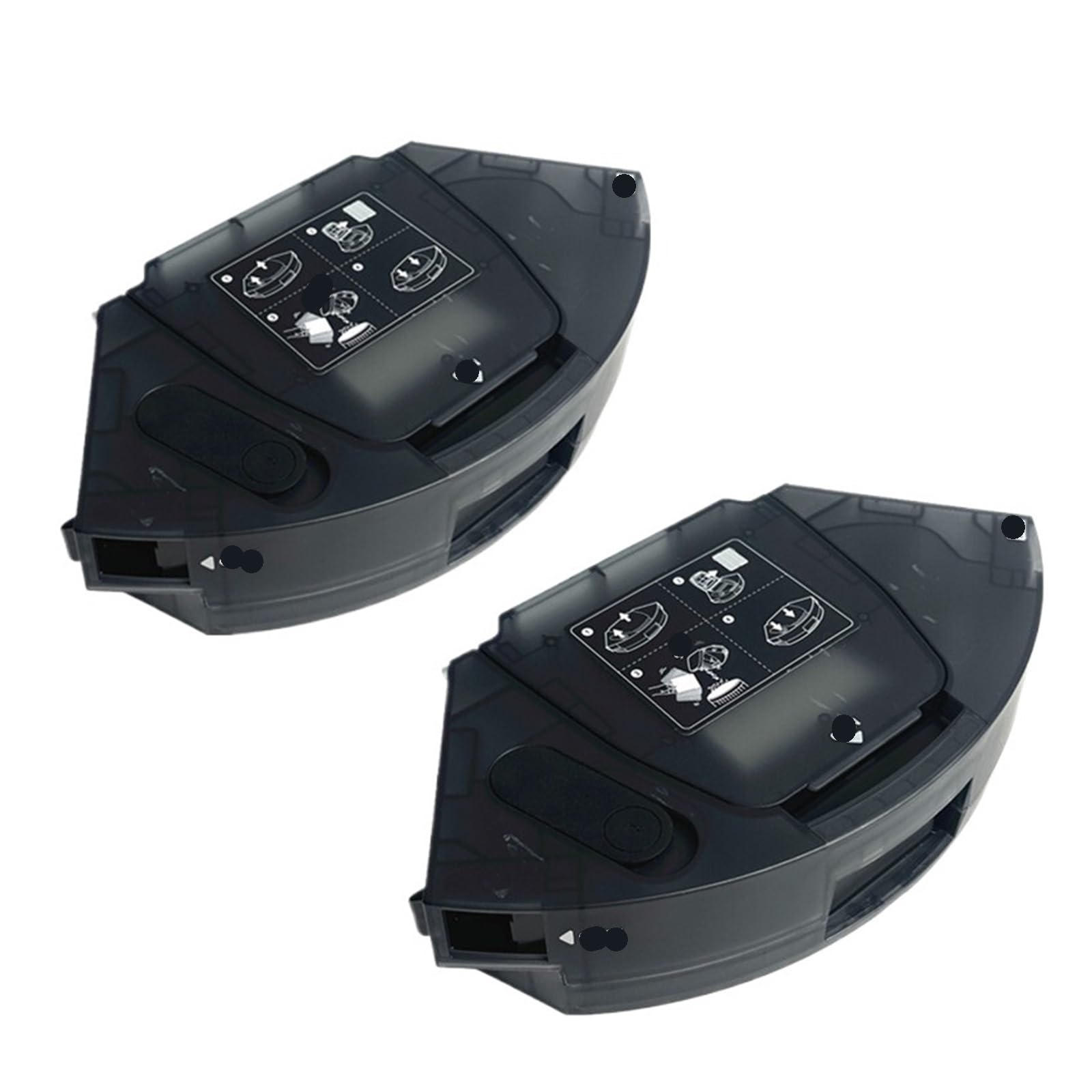 kvcccss 2-In-1 Water Tank And Dust Box Combo，Compatible For Roborock， Q8 With HEPA Filter Robot Vacuum Cleaner Spare Parts