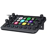 Stream Controller&colon; All-In-One Keypad for Streaming - 12 Haptic Switchblade Keys - 6 Tactile Analog Dials - 8 Programmable Buttons - Designed for PC & Mac Compatibility