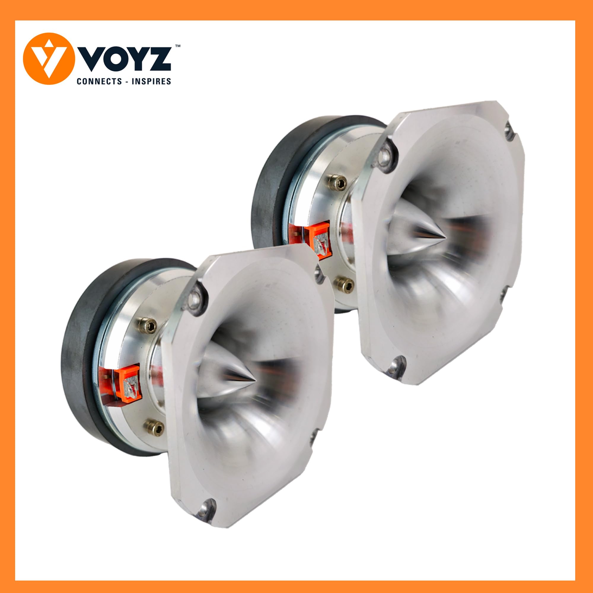 Amazon.com: VOYZ Chrome Super Tweeter 3.6