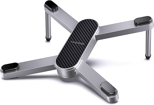 YICOSUN Soporte portátil para computadora portátil para escritorio, se adapta a portátiles de hasta 14 pulgadas, soporte elevador para computadora