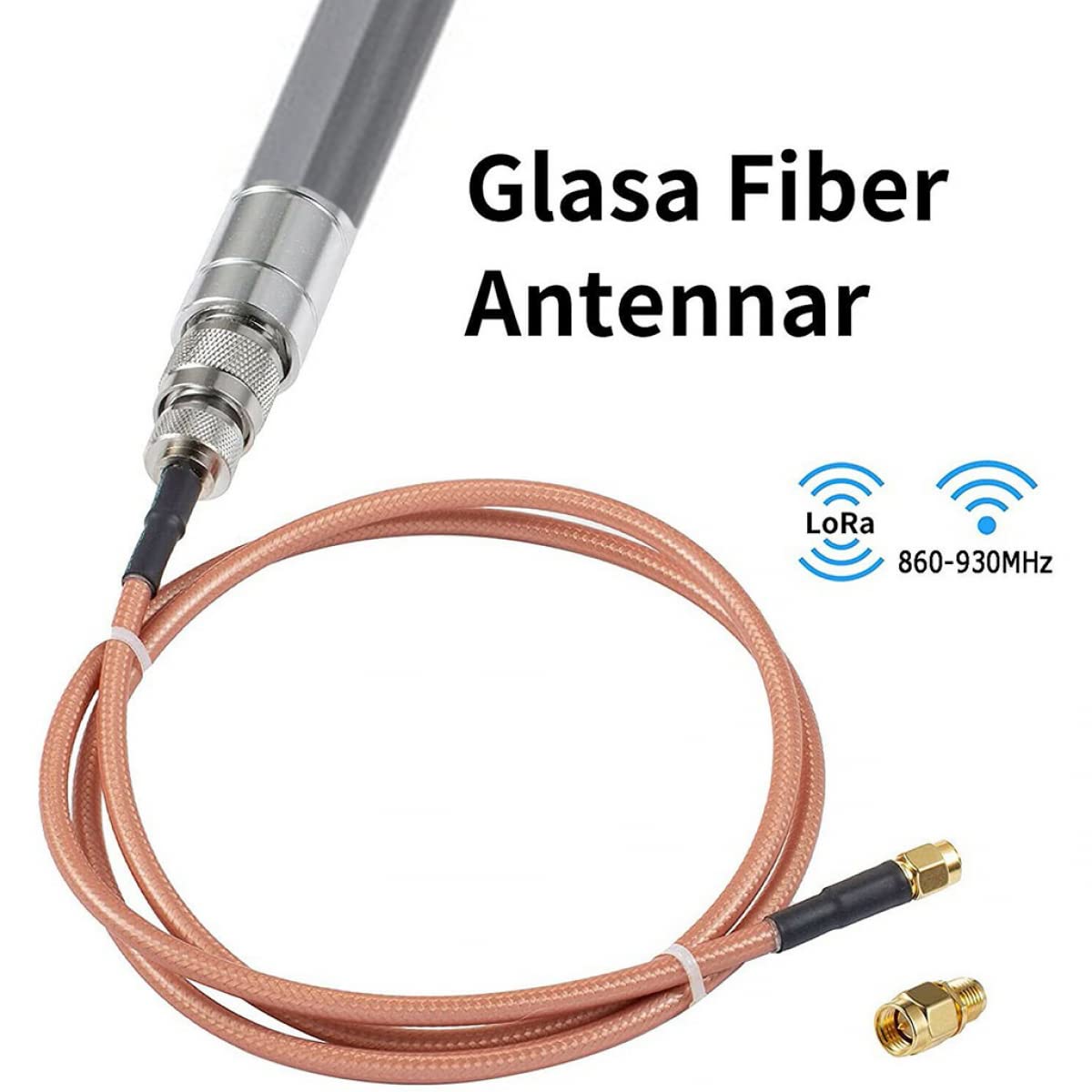 Antenne Extérieure Lora 868MHz 5-9dBi Fibre De Verre - Pour Helium Hotspot Miner Bobcat RAK Avec Câble 3m