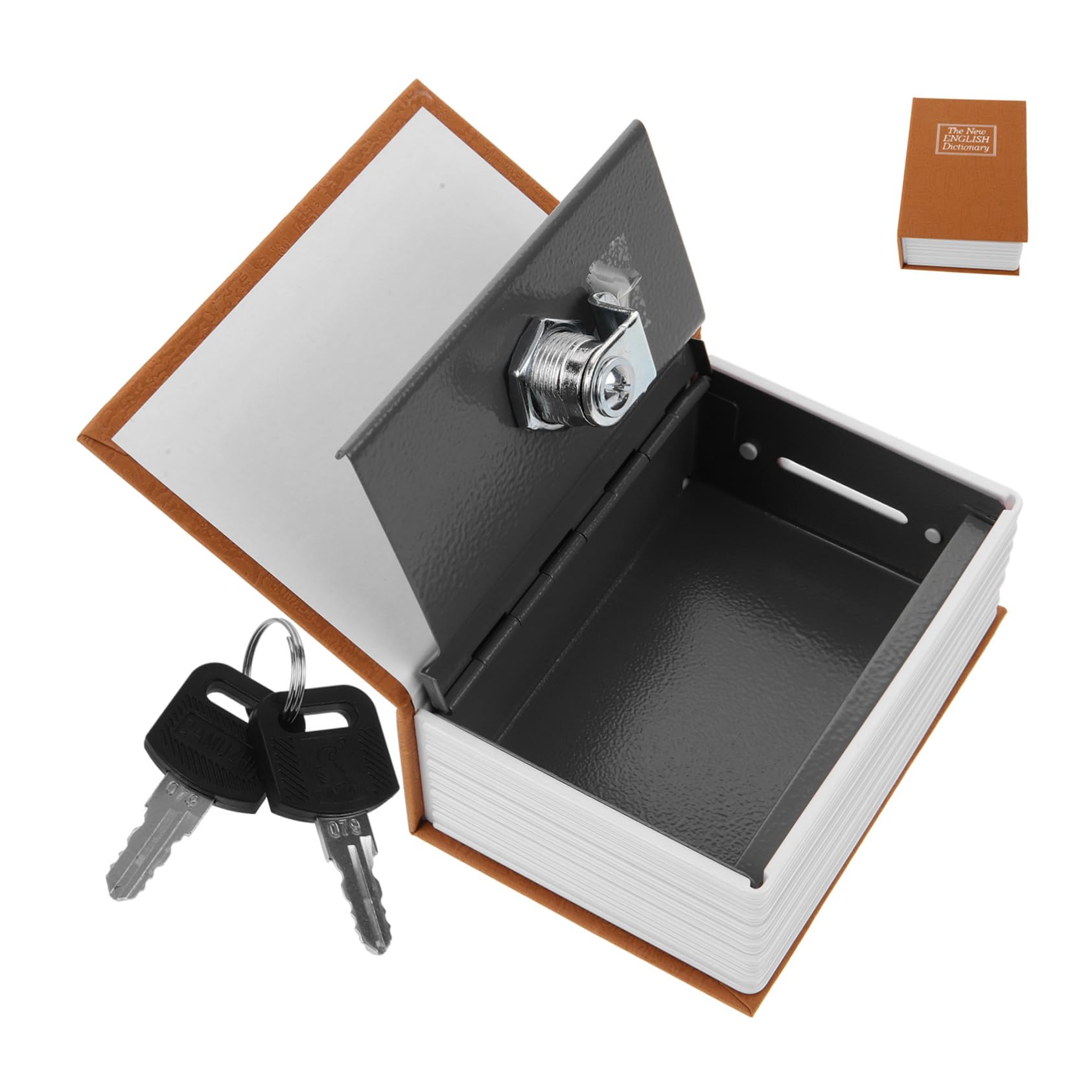 jojofuny 4 Mini Cajas De Ahorro Decorativas Con Forma De Libro Para El Hogar Para Guardar Dinero Para Niños Y Niñas.