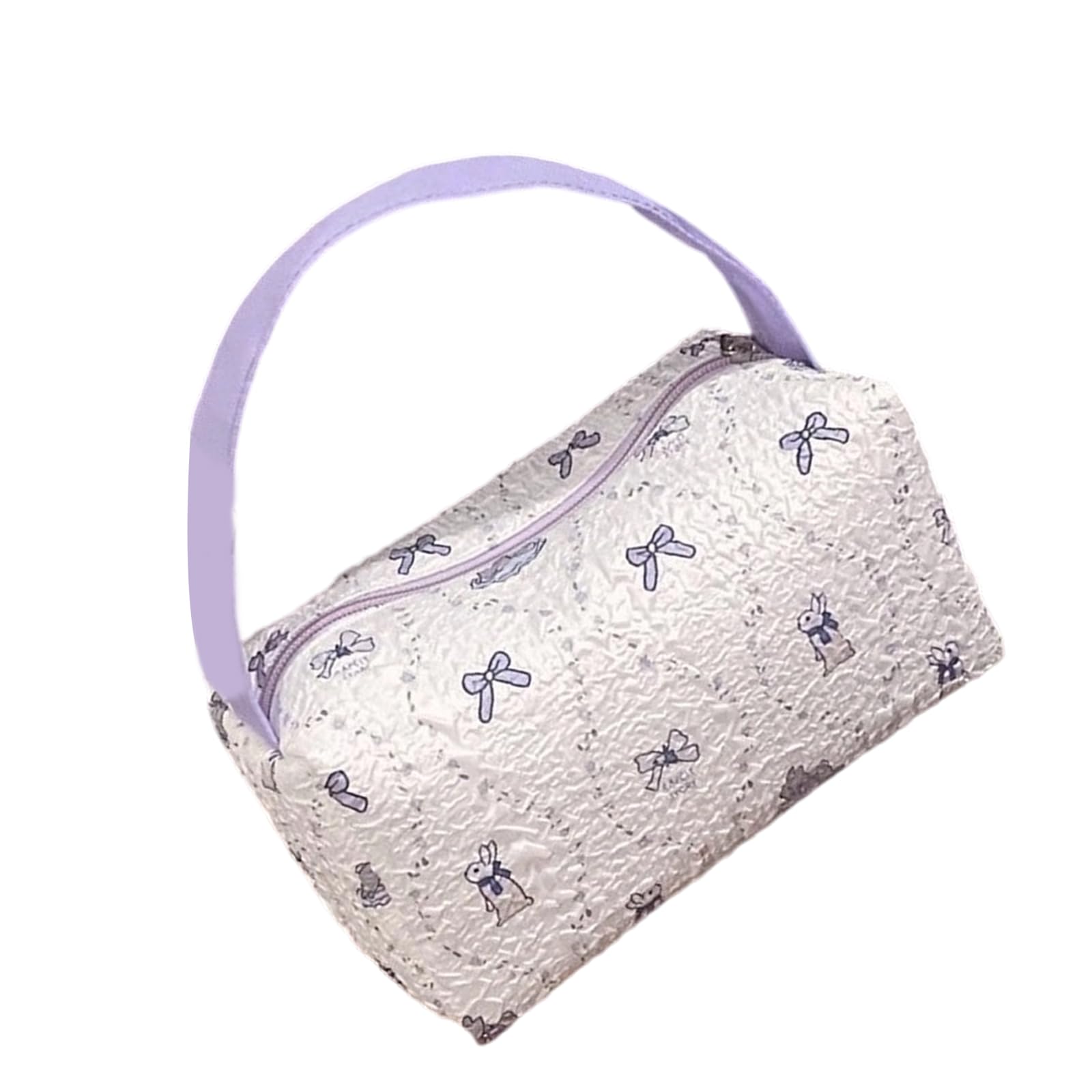 APGLSXY Spacious Bubble Foam Cosmetic Organiser Makeup Holder with Handle Storage Bag for Travel Essential and Daily Use Portable Travel Toiletry Holder