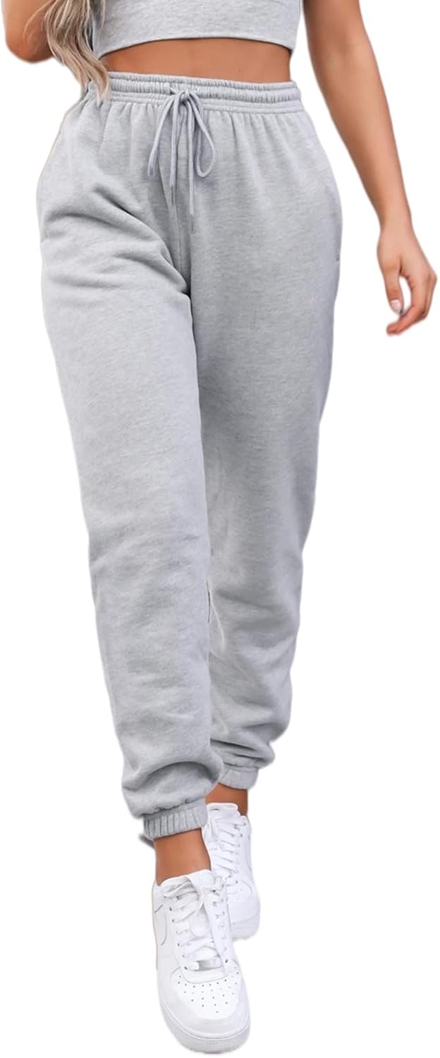 High waisted jogger sweatpants Clearance
