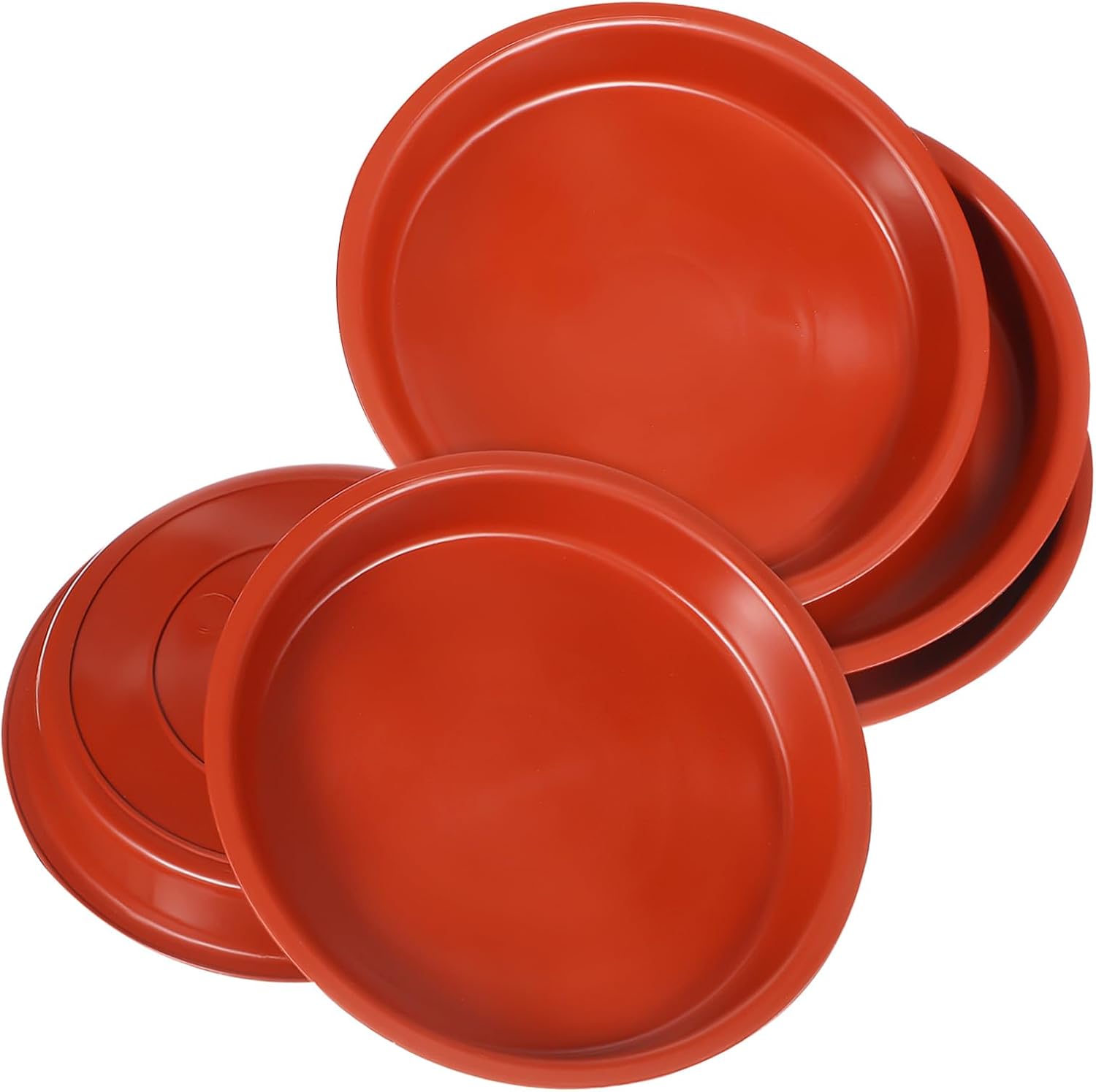 POPETPOP 50pcs Plant Saucers for Plastic Flower Pot Trays Drip Trays for Potted Plants