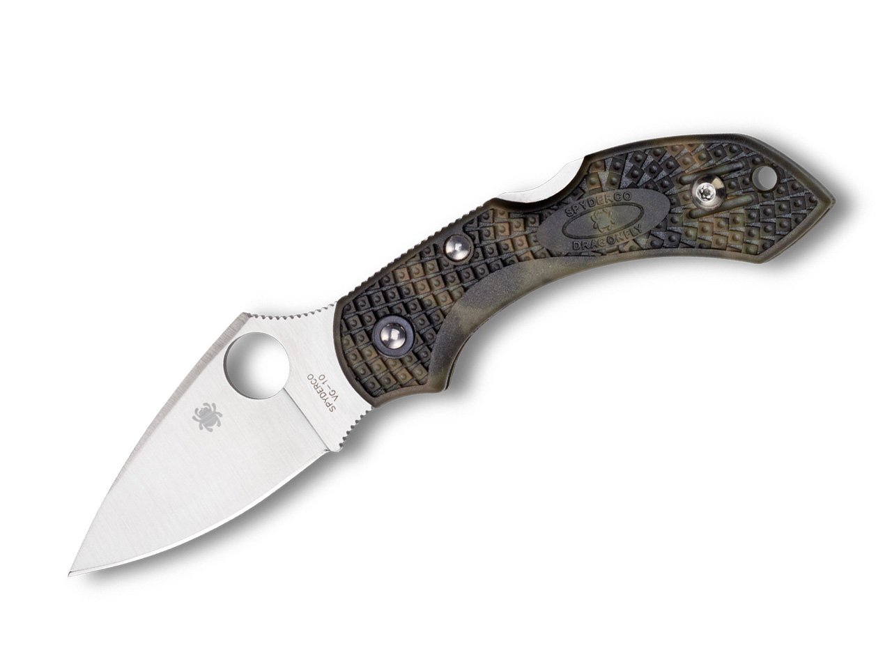 Spyderco Dragonfly 2 Zome Navaja Military Tan, Longitud De La Hoja: 5,8 Cm, 01Sp234