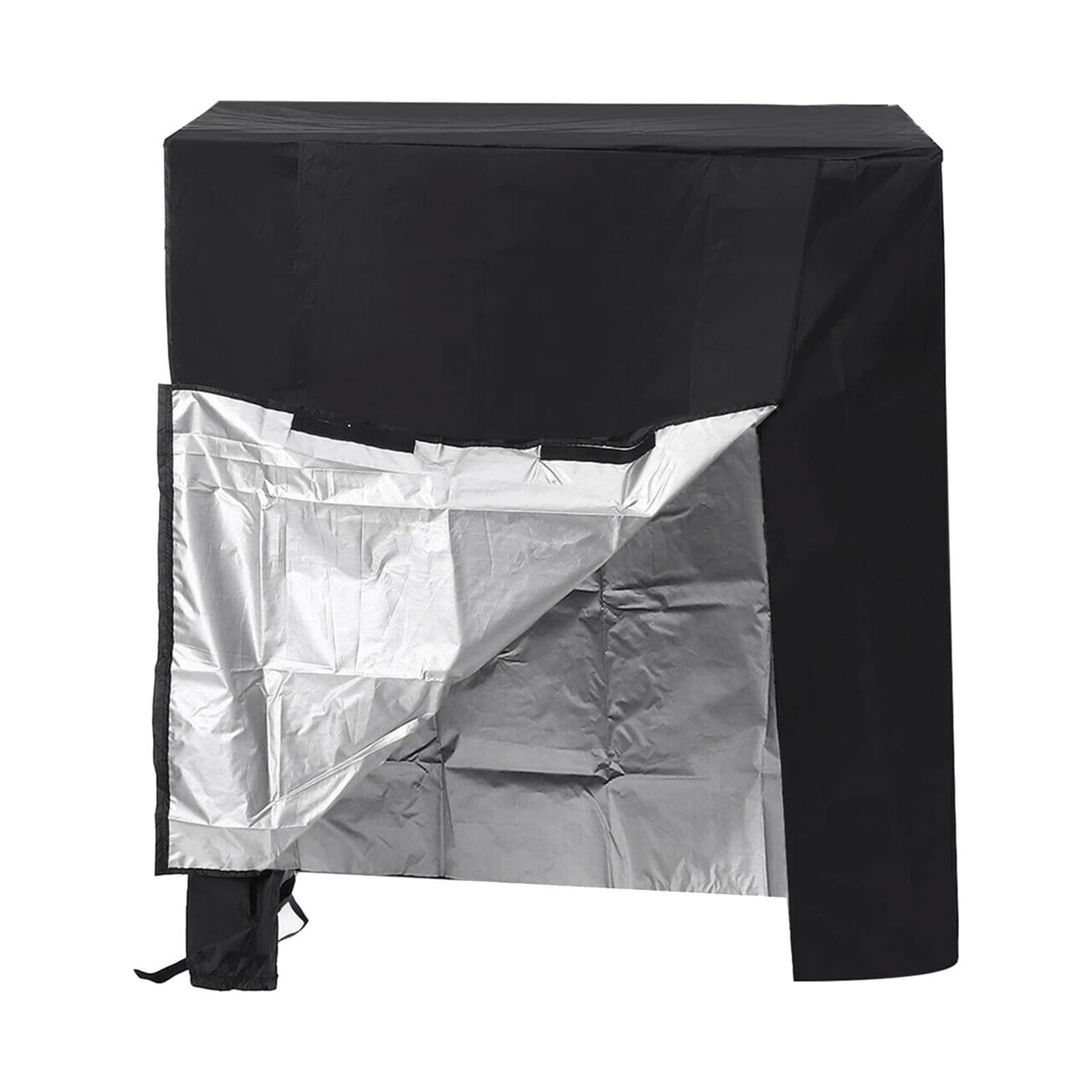 Copertura per gabbia per uccelli, impermeabile, buona notte, grande copertura protettiva per gabbie di pappagallo, blackout universale per gabbie quadrate, nero, 122 x 104 x 69 cm