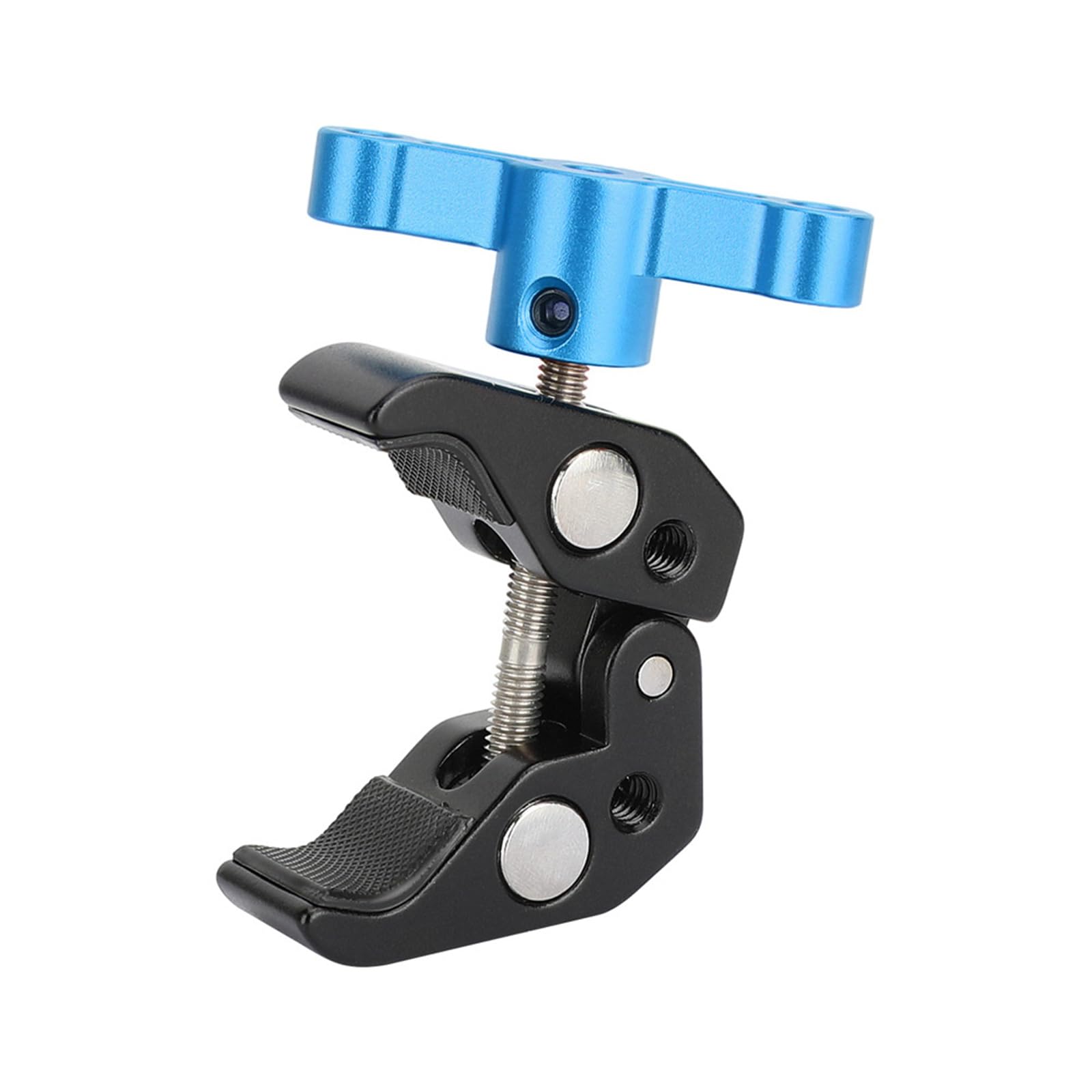 Soporte de aluminio para cámara de acción DSLR, compatible con conectores de tornillo, abrazadera de aluminio
