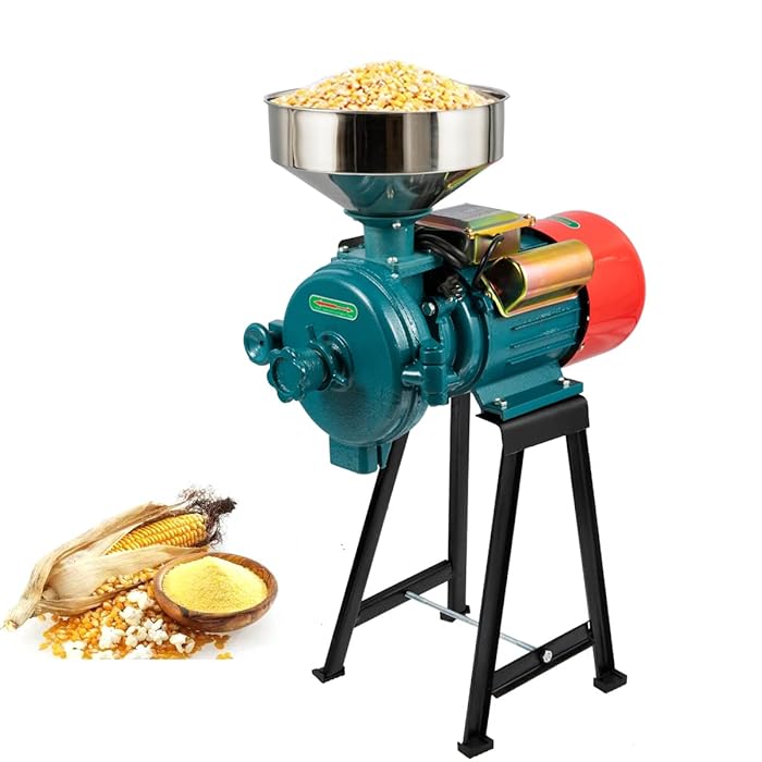 Buy MECCTP 110V Electric Grain Mill Grinder, Wet Dry Cereals Grinder