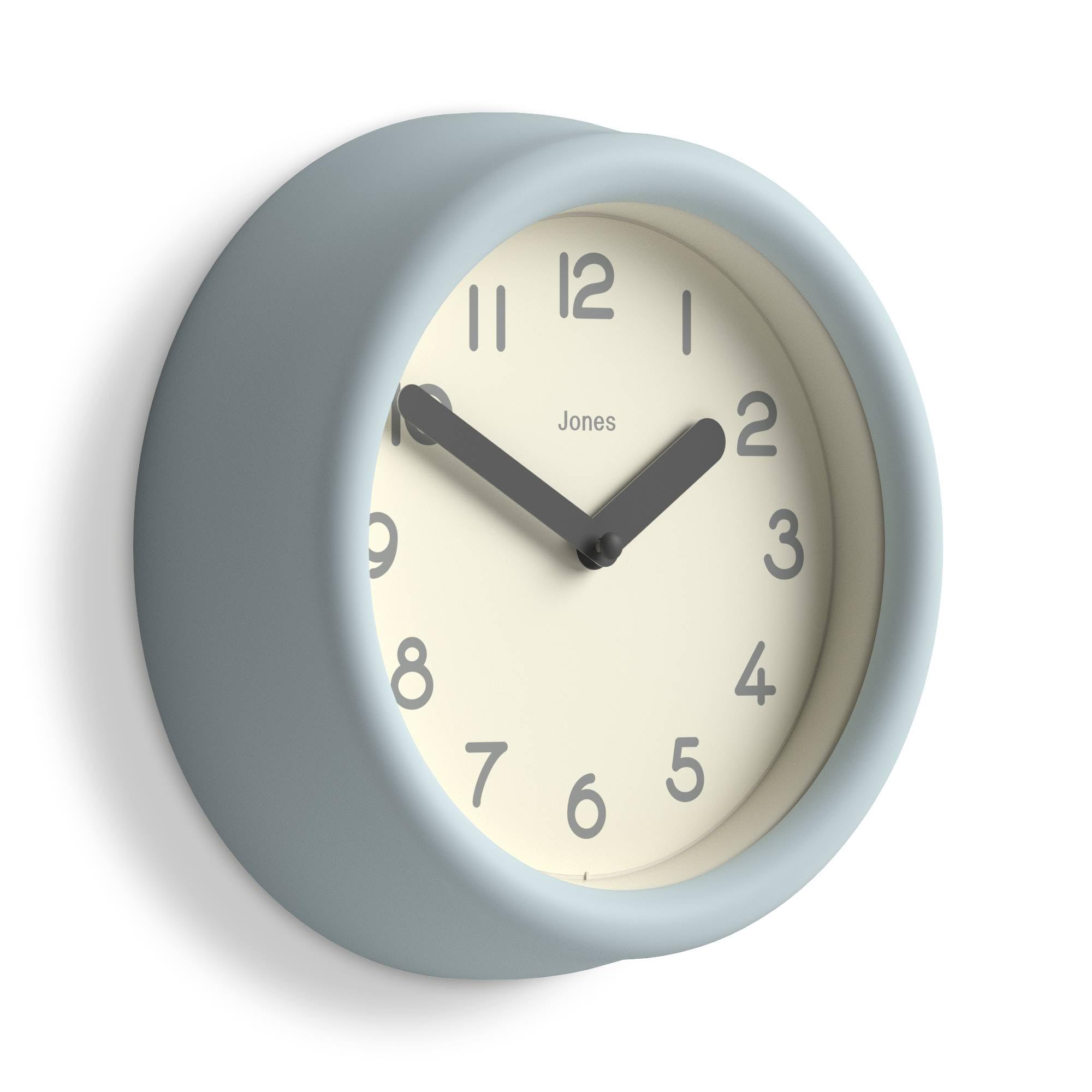 Jones Clocks® Fuze wall clock, Clear Blue, 22 x 22 x 7 cm - Image 4