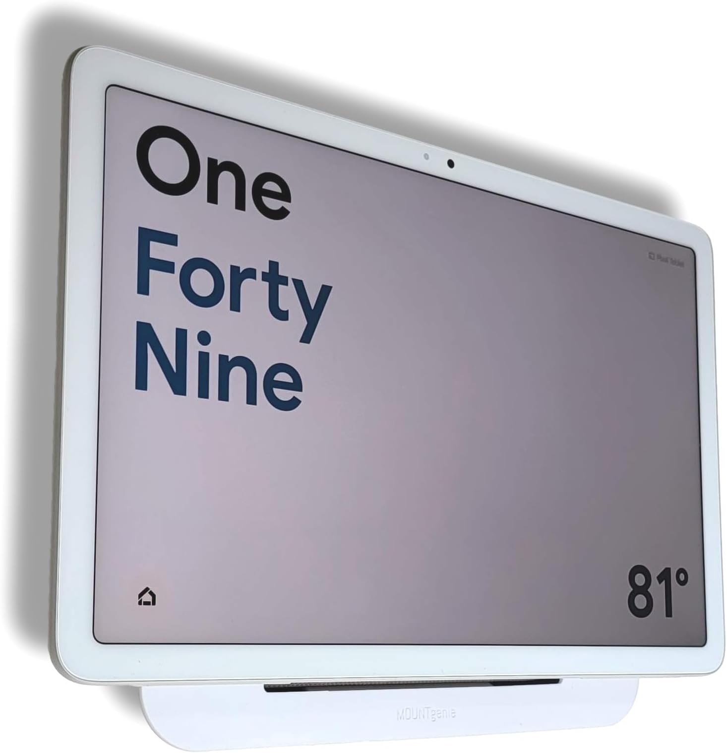 Simple Internal Wall Mount for Mount Genie Google Pixel Tablets: The Perfect Smart Home Command Center | Easy Upgrade from Google/Nest Hub | PoE Option Available | Designed in USA