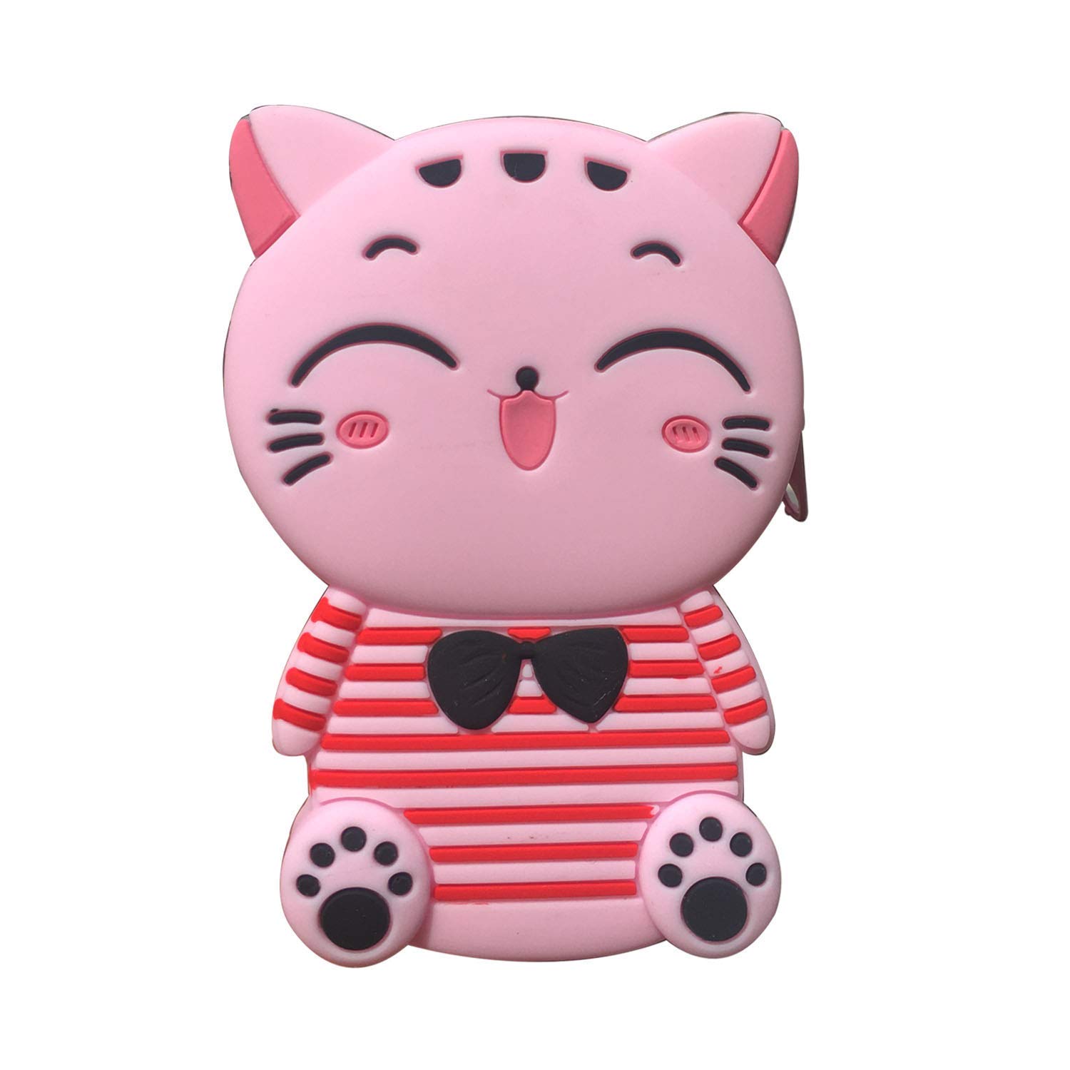 KC Tiny Multi-Function Soft Silicone Mini Coin Purse Bag for Earphones, Lipsticks Pendrive, Keys (Pink)-image-45