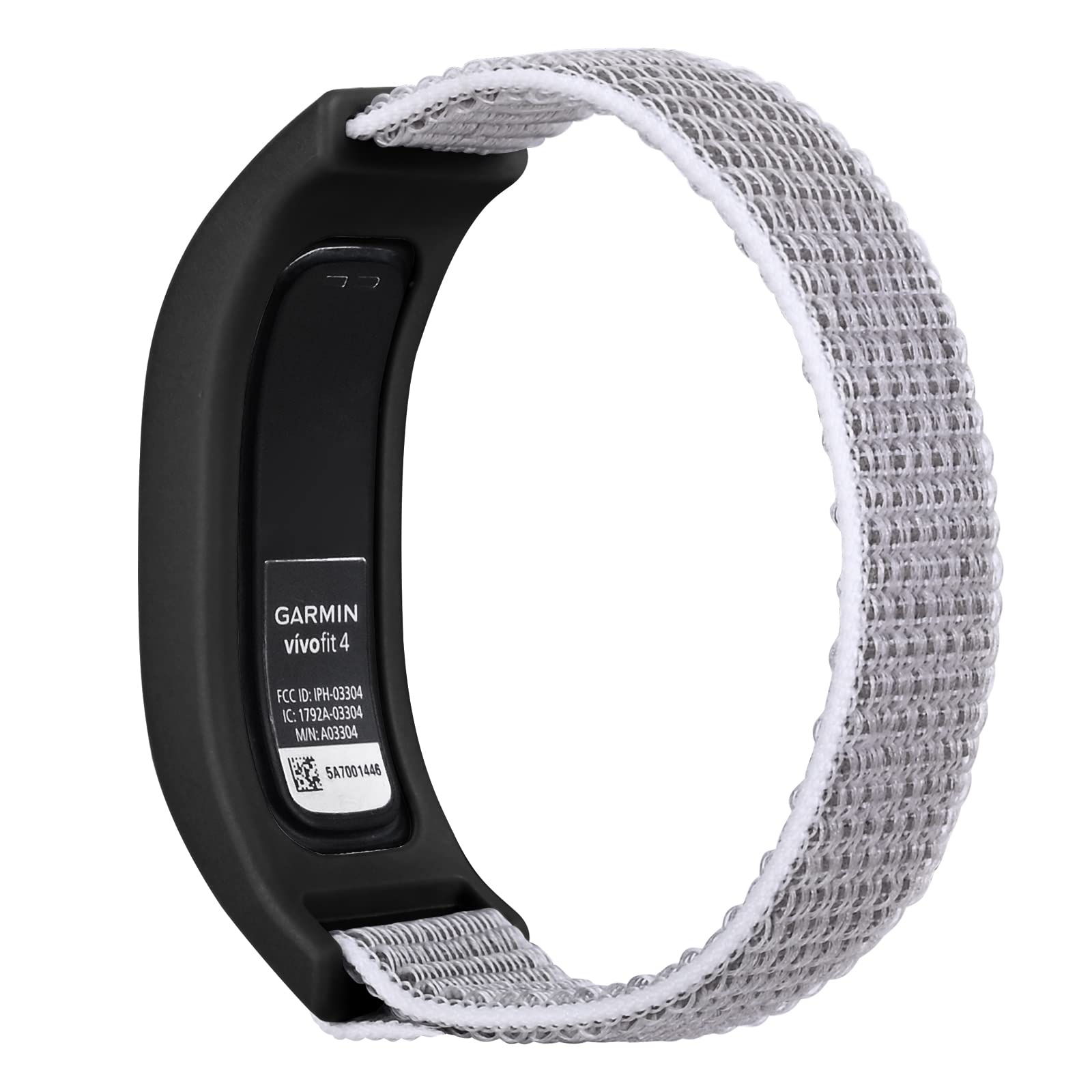 C2D JOY Sport Mesh Nylon Straps Compatible with Garmin Vivofit 4 tracker Replacement Bands with Case-Seashell