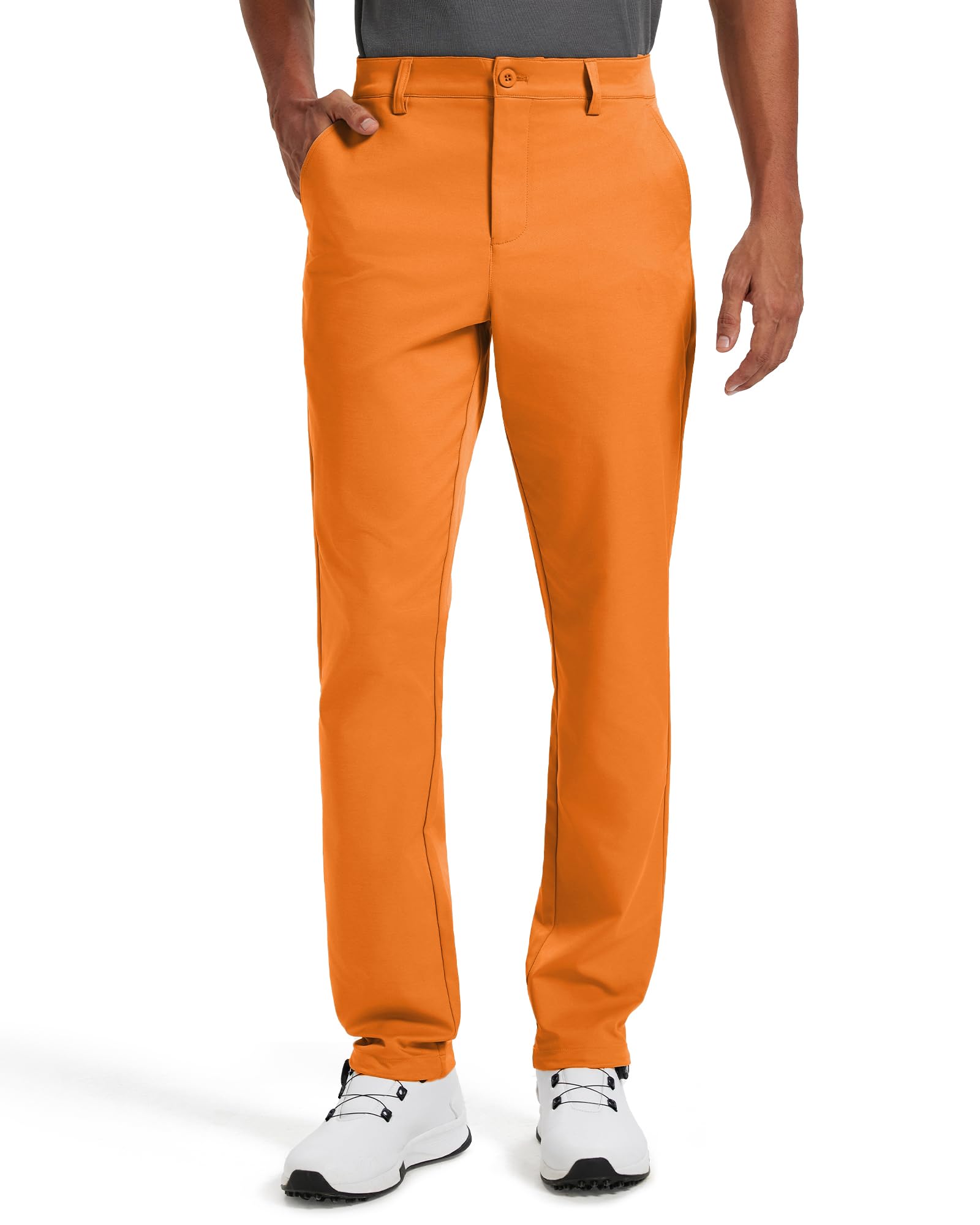 Men's Classic Fit Stretch Golf & Dress Work Pants