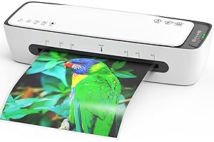 9-Inch Thermal Laminator Machine with Laminating Sheets