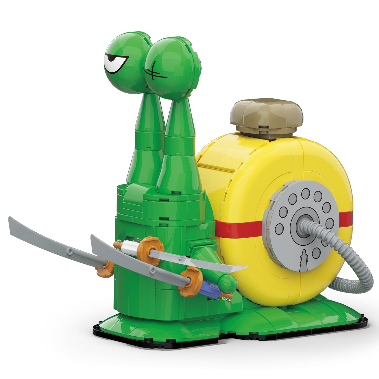 Transponder Snail Building Blocks Set - 431PCS Anime Telephone Snail Model Bricks Kit, Pirate Anime Fans Collectible, Home Desk Decor,STEM Toy, Creative Gift for Man, Woman - 1145
