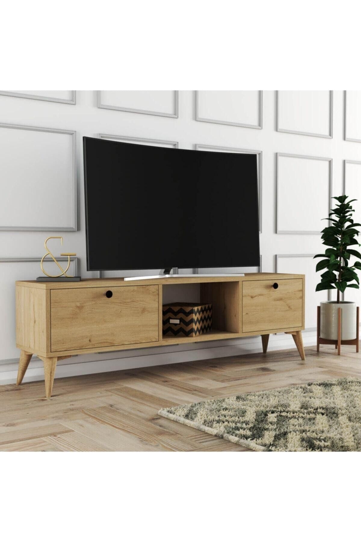 Mezza 1216 Sıena Tv Ünitesi Sepet Renk
