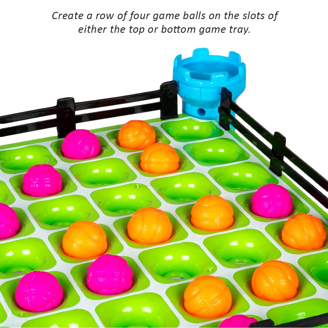 RATNA'S Master Launcher 4 in A Row Challenge Tabletop Game for Kids 5+ Years 2