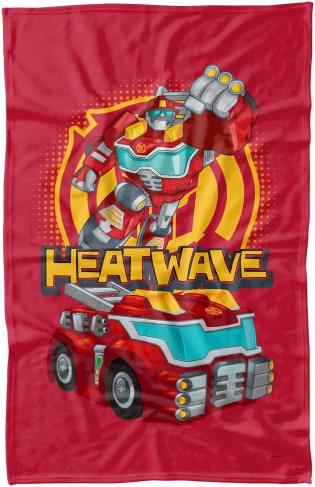 LOGOVISION Transformers Heatwave Fleece Blanket 36" x 58"