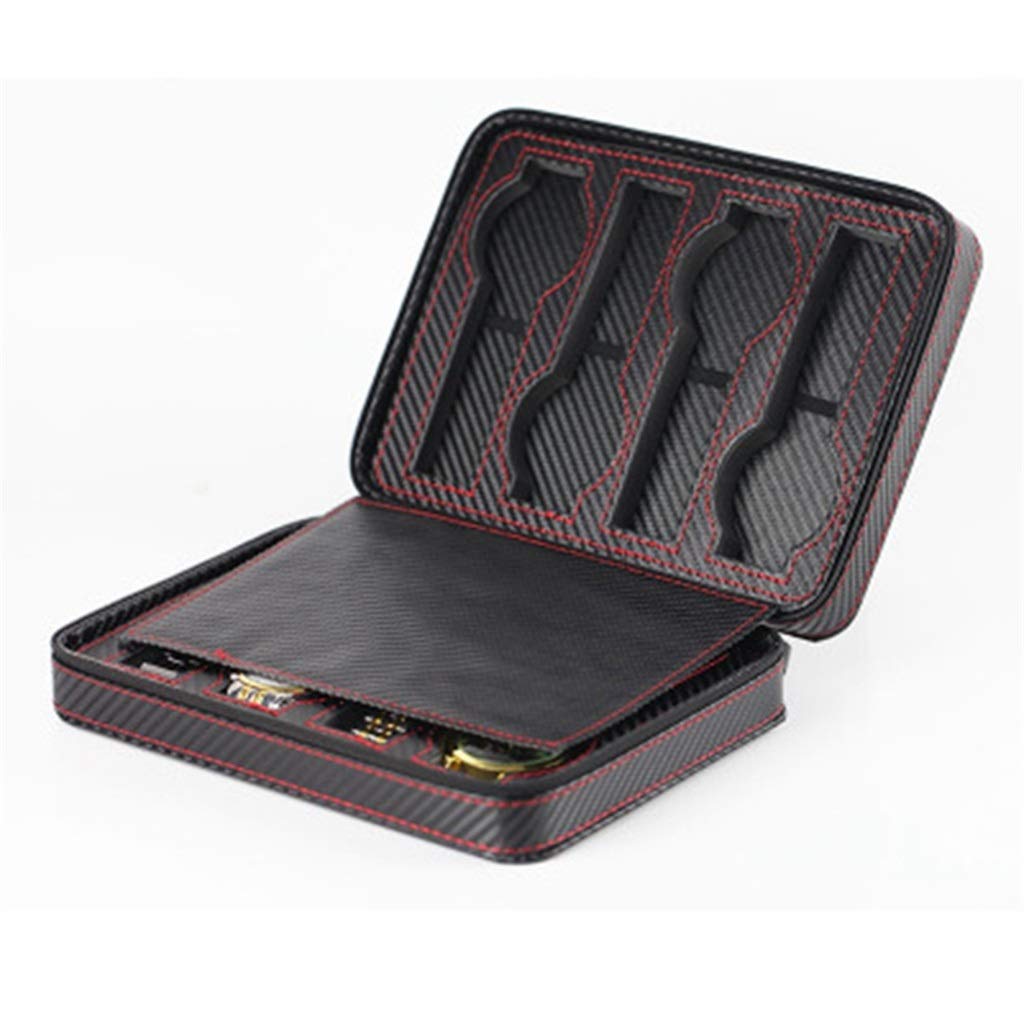 Caja de 8 Ranuras para Hombres y Mujeres, Caja de Reloj, colección de Relojes, Caja de Almacenamiento, Vitrina de joyería