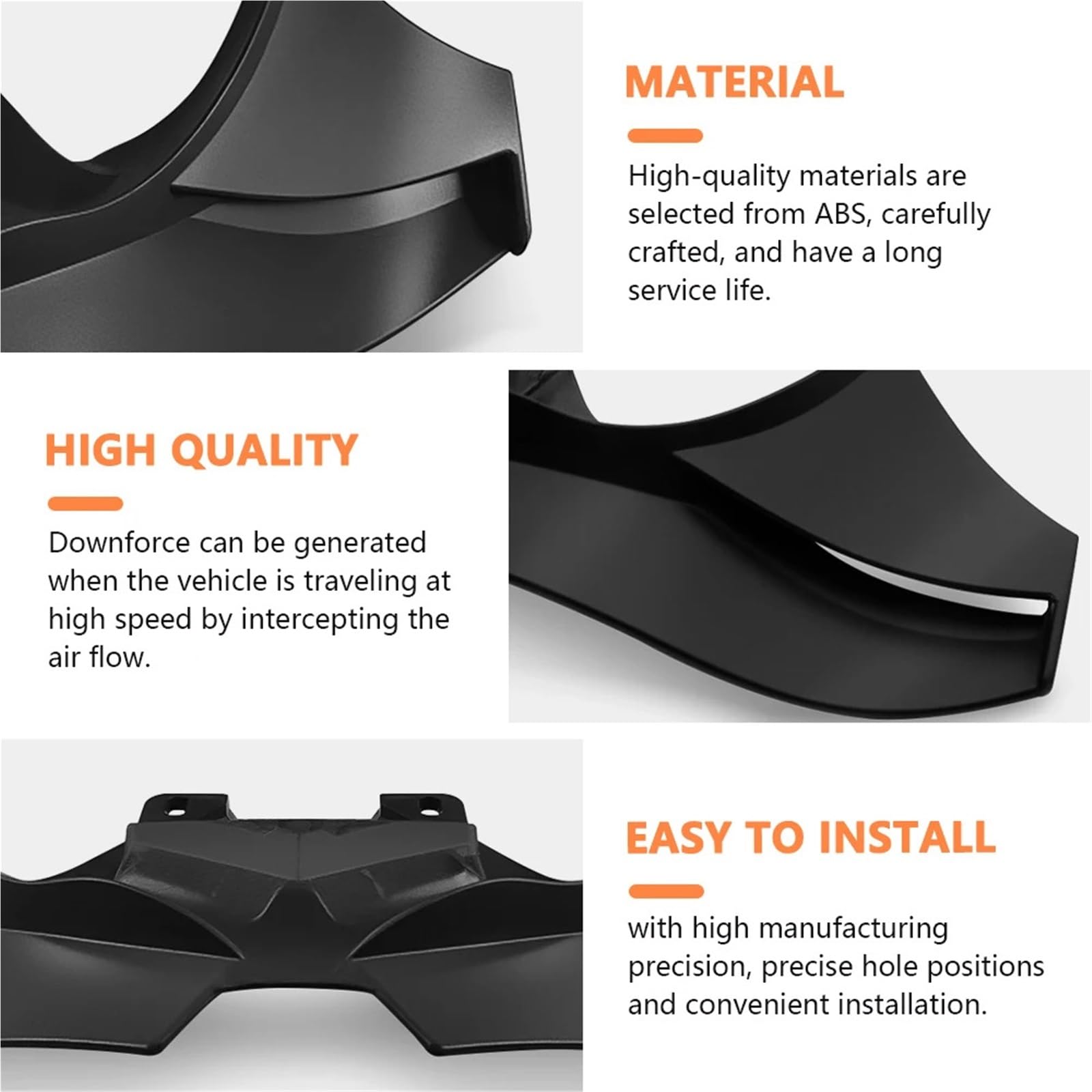 Front Bumper Splitter dachowy Pasuje do Street Triple 765RS 765 R RS 2020-2025 Spoiler przedniego dziobu winglet motocyklowy