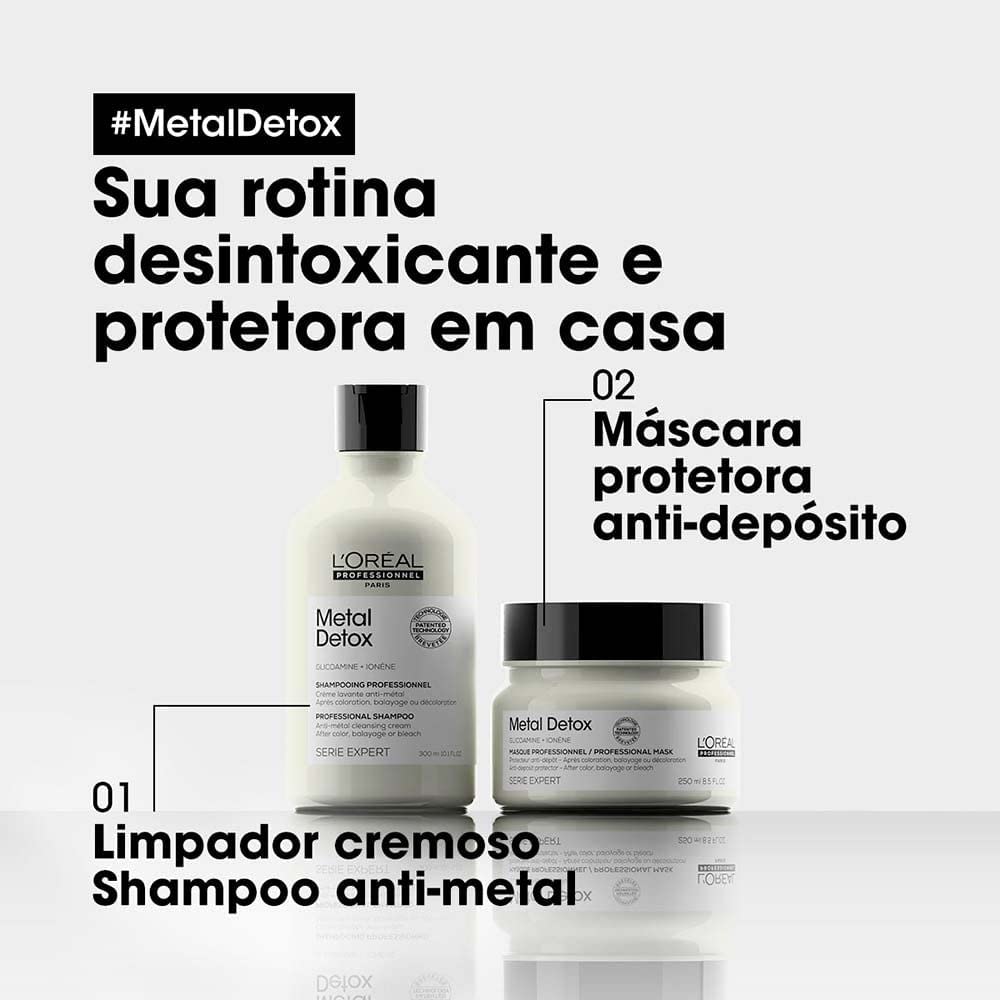 L'Oreal Serie Expert Metal Detox Anti-Metal Cleansing Cream Shampoo 1500ml