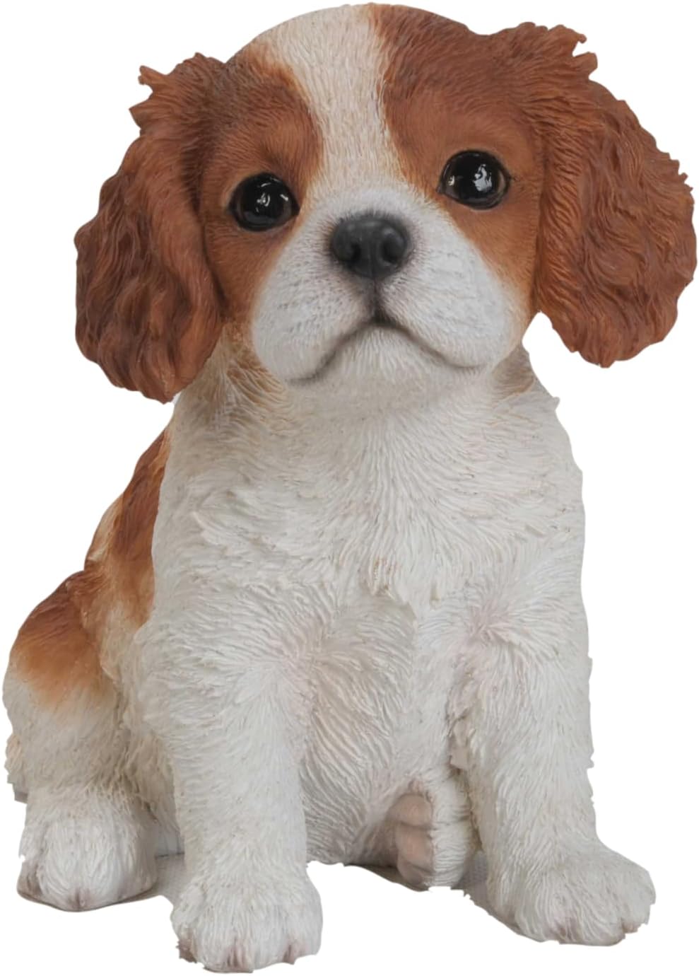 Hi-Line Gift Ltd Sitting King Charles Puppy Statue